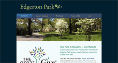 Desktop Screenshot of edgertonpark.org